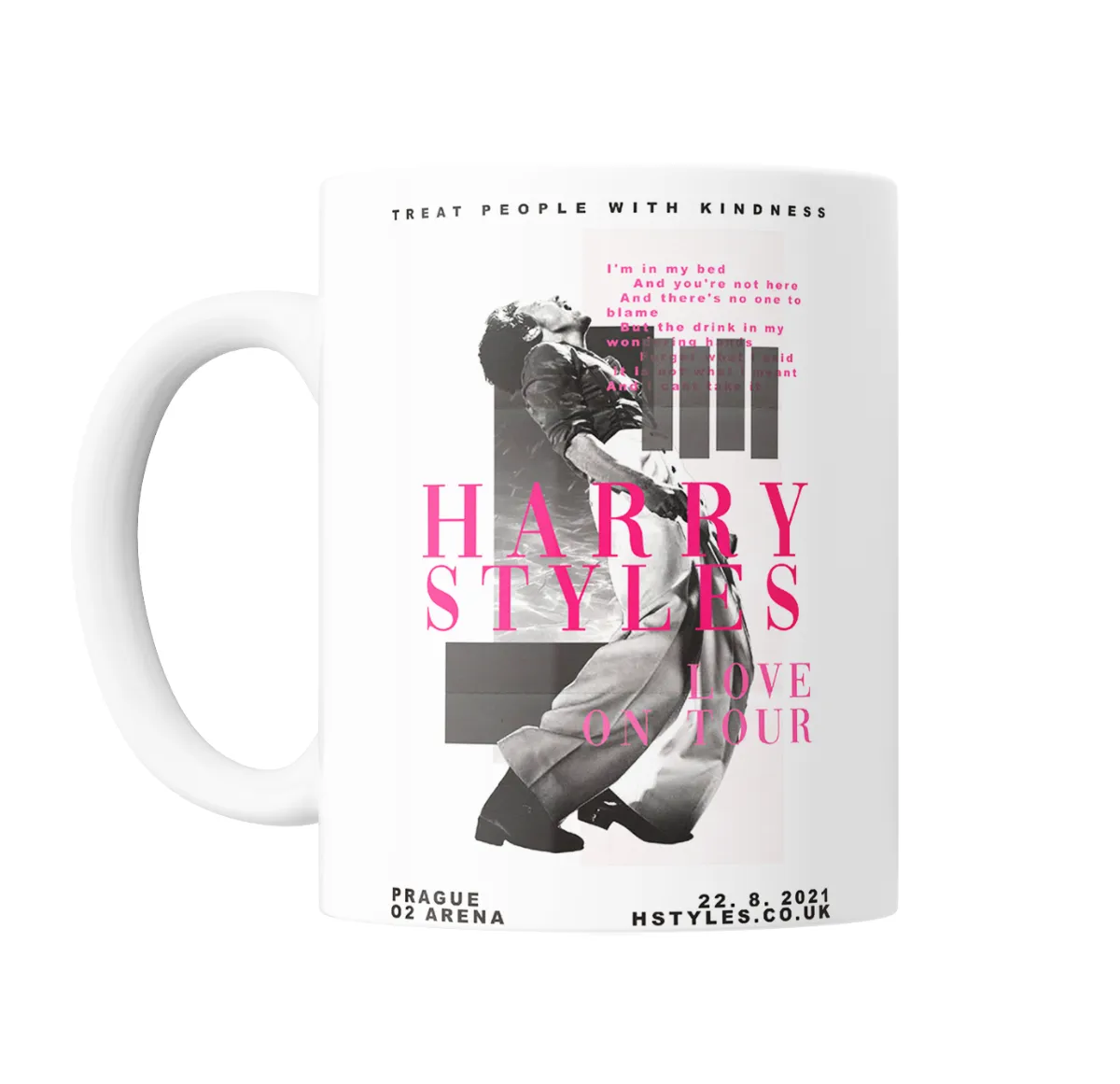 Taza de Cerámica Harry Styles Love On Tour Praga - vista 2