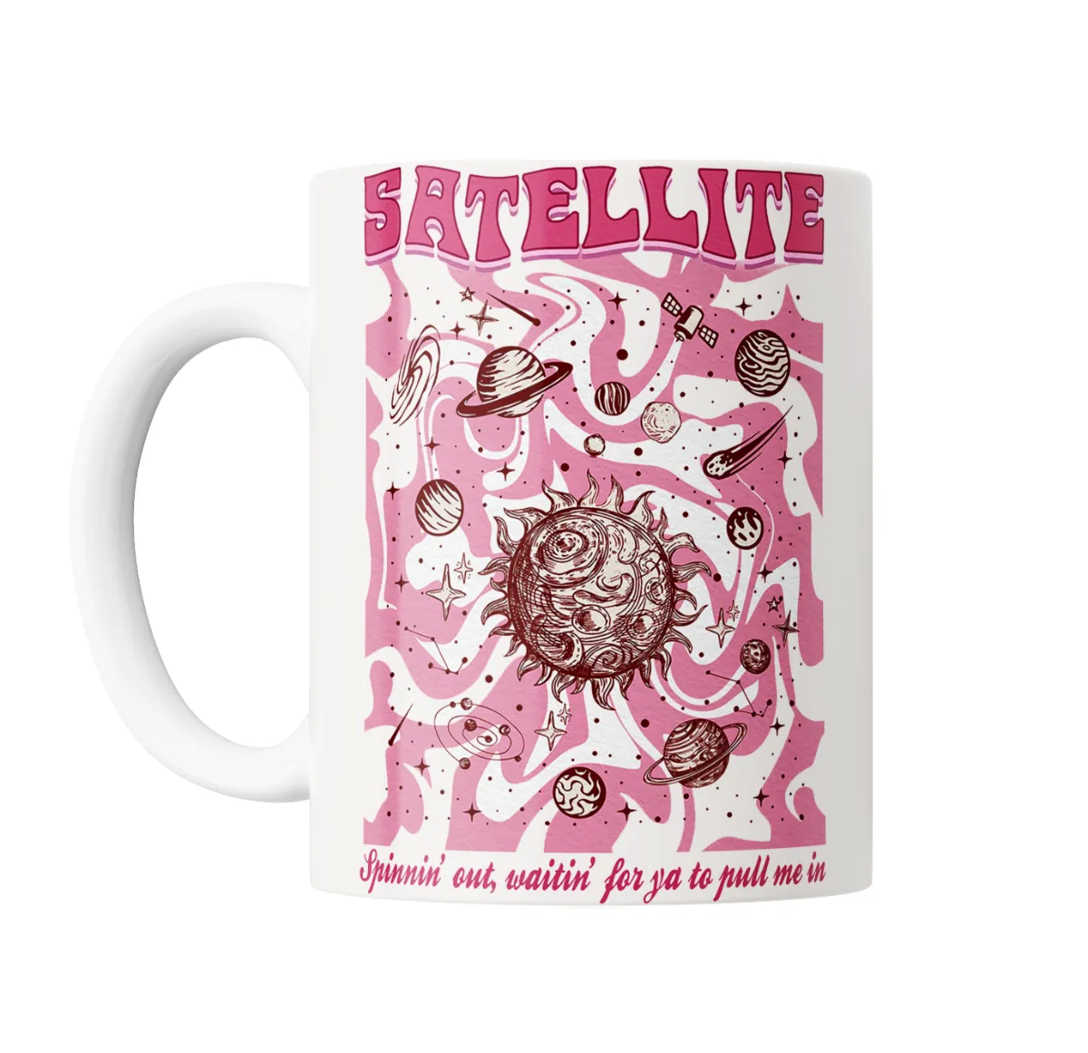 Taza de Cerámica Harry Styles Satellite Planetas - vista 2