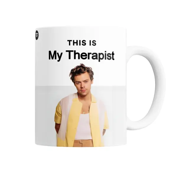 Taza de Cerámica Harry Styles This Is My Therapist