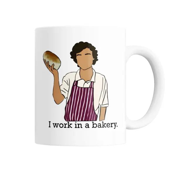 Taza de Cerámica Harry Styles Panadero I Work in a Bakery