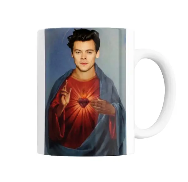 Taza de Cerámica Harry Styles Sagrado Corazón