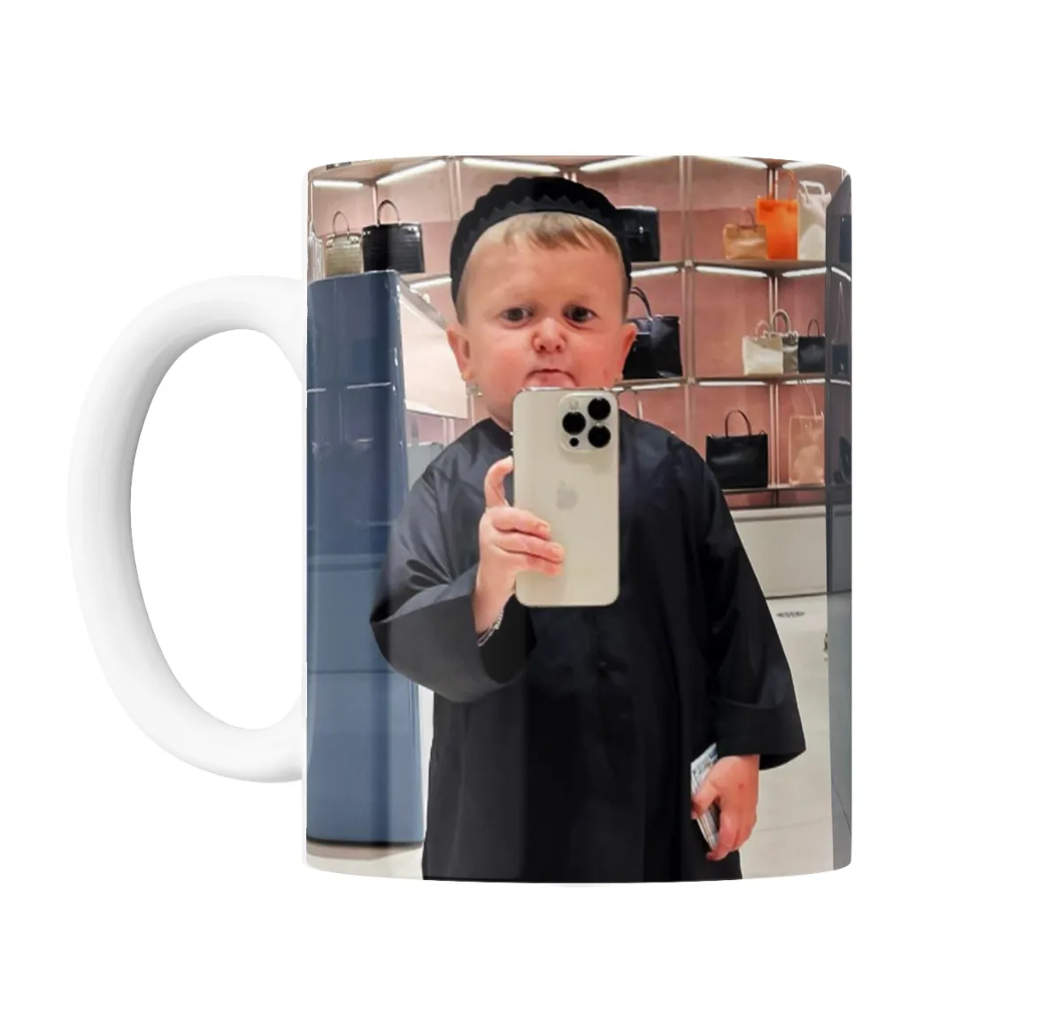 Taza de Cerámica Hasbulla Selfie Espejo - vista 2