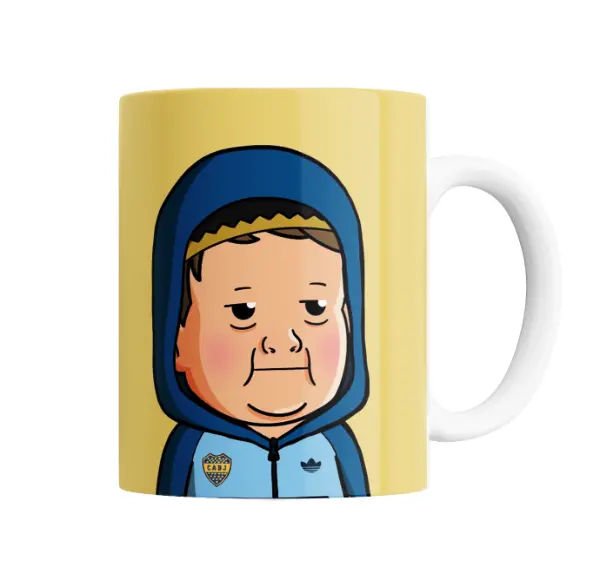 Taza de Cerámica Hasbulla Boca Juniors