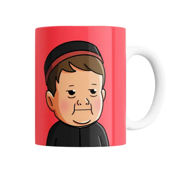Taza de Cerámica Hasbulla Caricatura