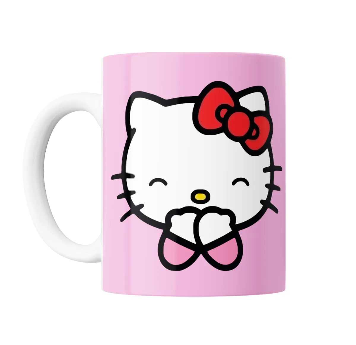 Taza de Cerámica Hello Kitty con Moño Rojo - vista 2