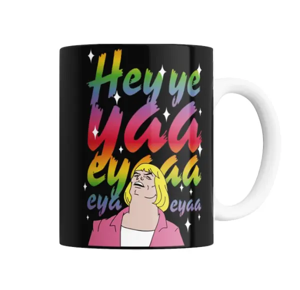 Taza de Cerámica He Man Hey Ye Yaa Meme