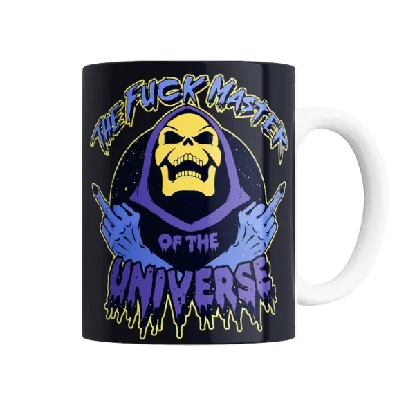 Taza de Cerámica He Man Skeletor The Fuck Master of the Universe