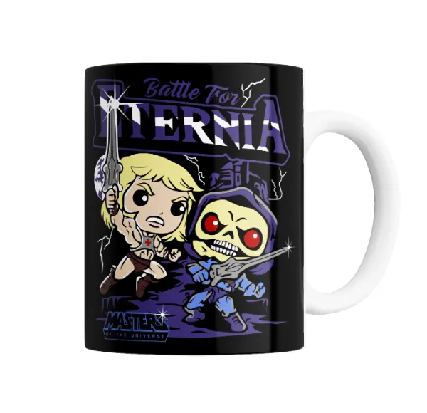 Taza de Cerámica He Man vs Skeletor Battle for Eternia