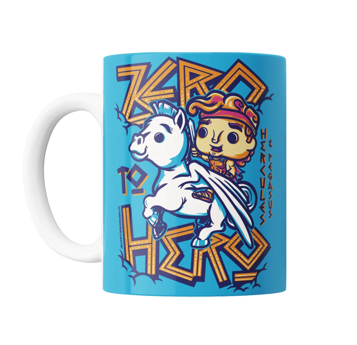 Taza de Cerámica Hercules Zero to Hero con Pegaso - vista 2