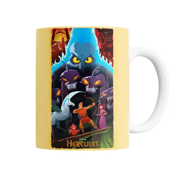 Taza de Cerámica Hercules Disney Hades y Megara