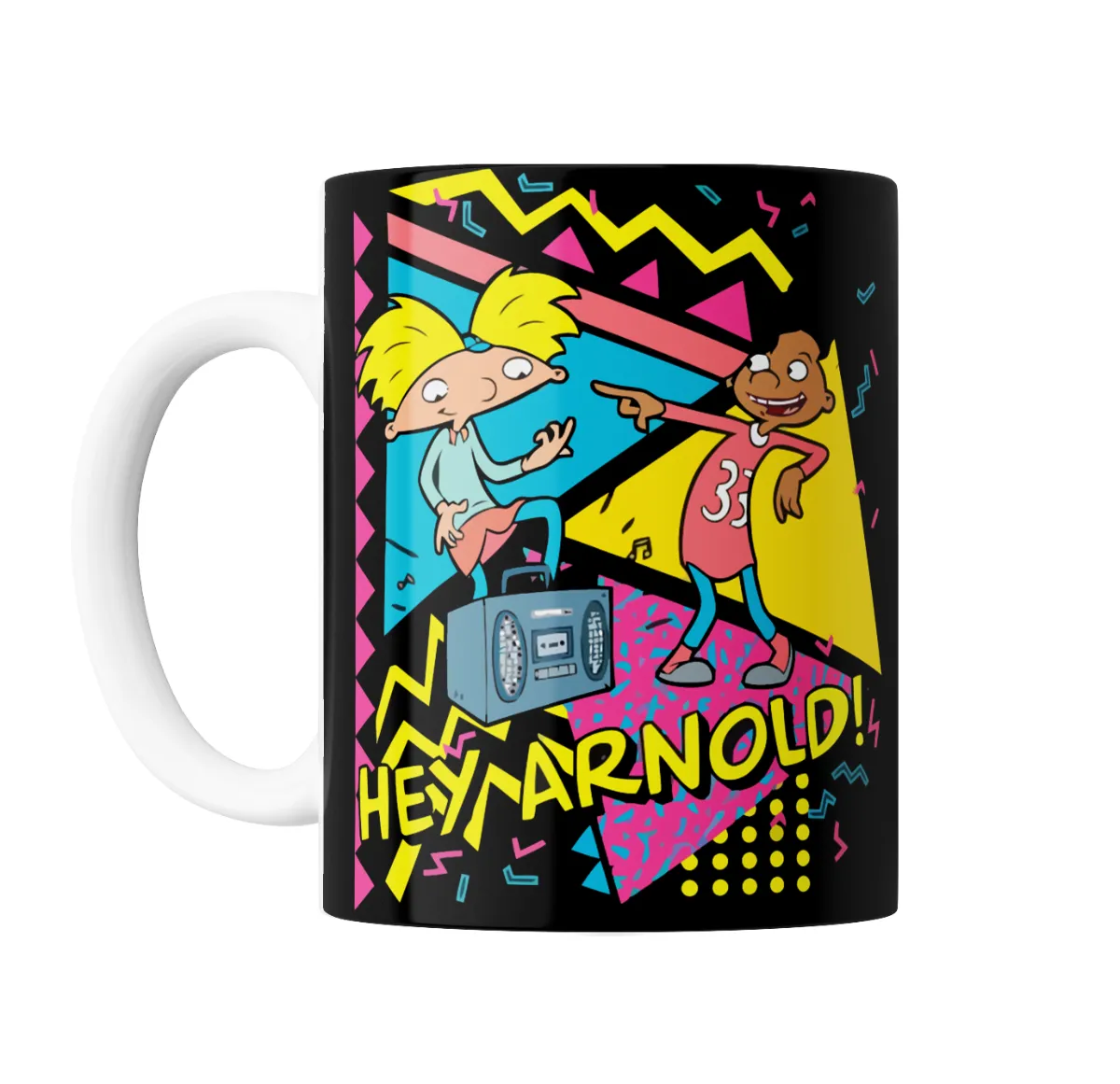 Taza de Cerámica Hey Arnold Helga y Gerald Estilo Retro - vista 2