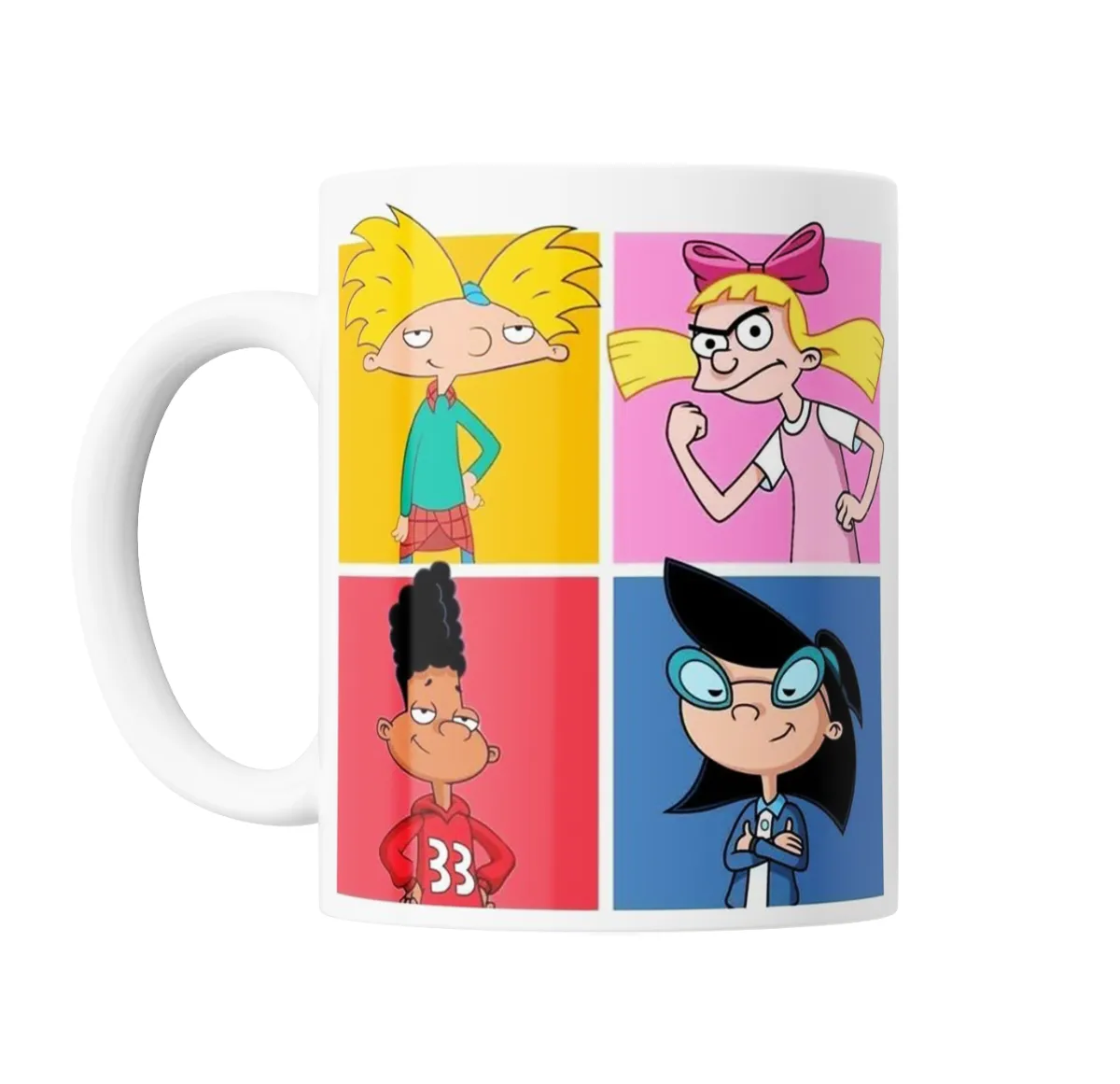 Taza de Cerámica Hey Arnold Personajes Pop Art - vista 2