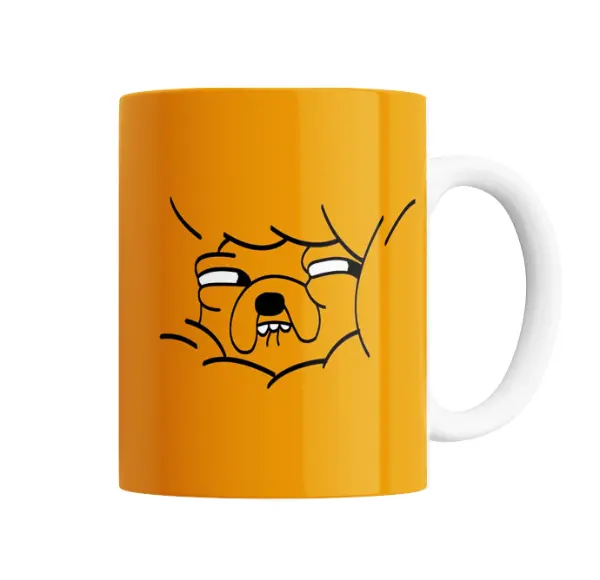 Taza de Cerámica Hora de Aventura Jake Cara de Cansancio