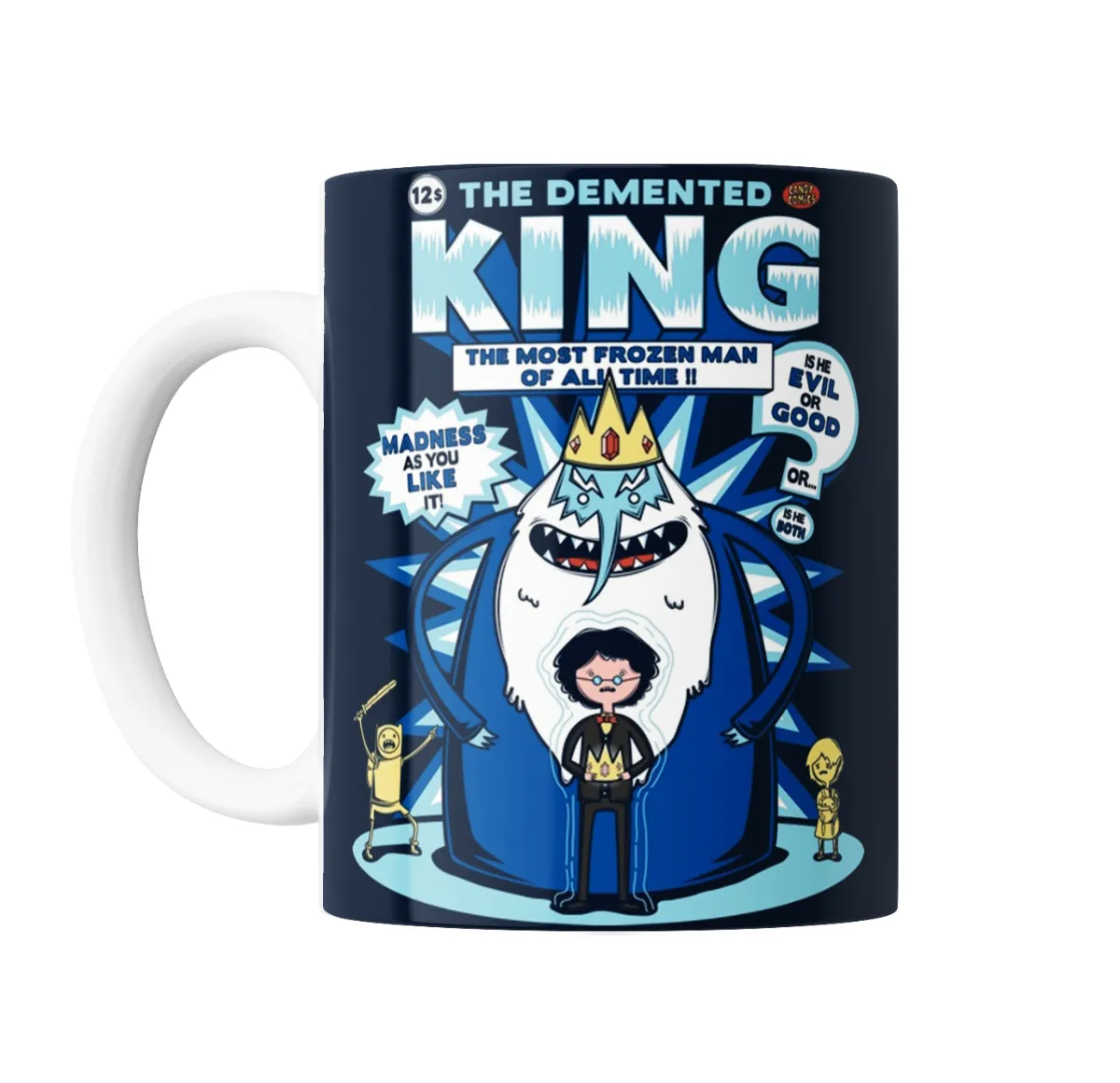 Taza de Cerámica Hora de Aventura El Rey Helado Demente - vista 2