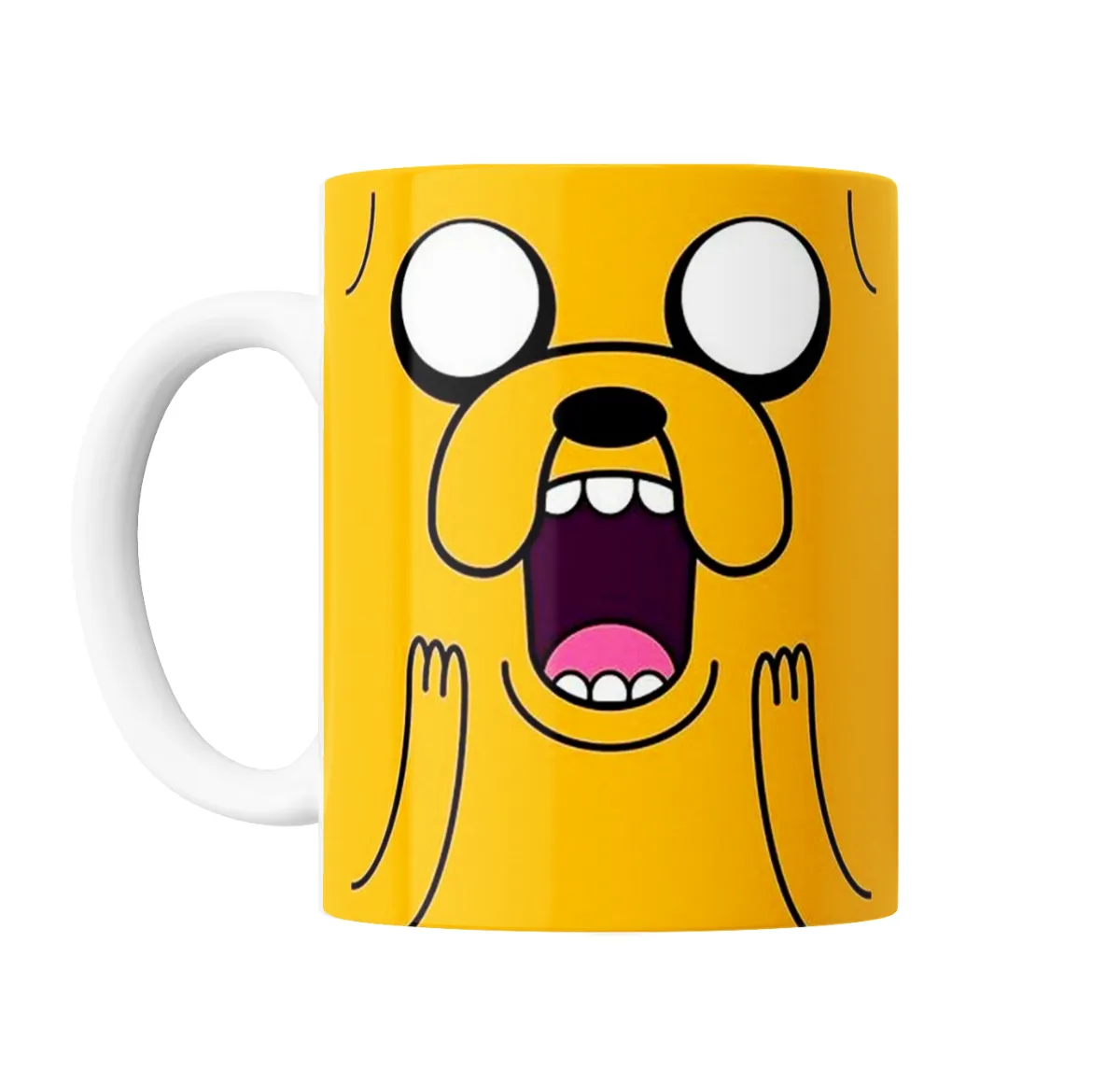 Taza de Cerámica Hora de Aventura Jake Asustado - vista 2