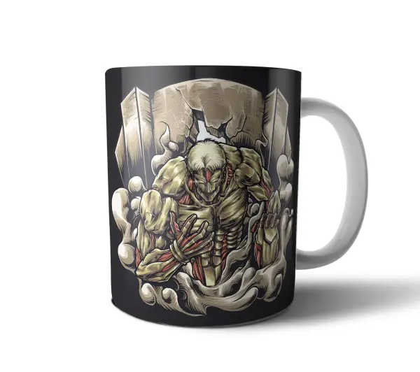 Taza de Cerámica Attack on Titan Titán Acorazado