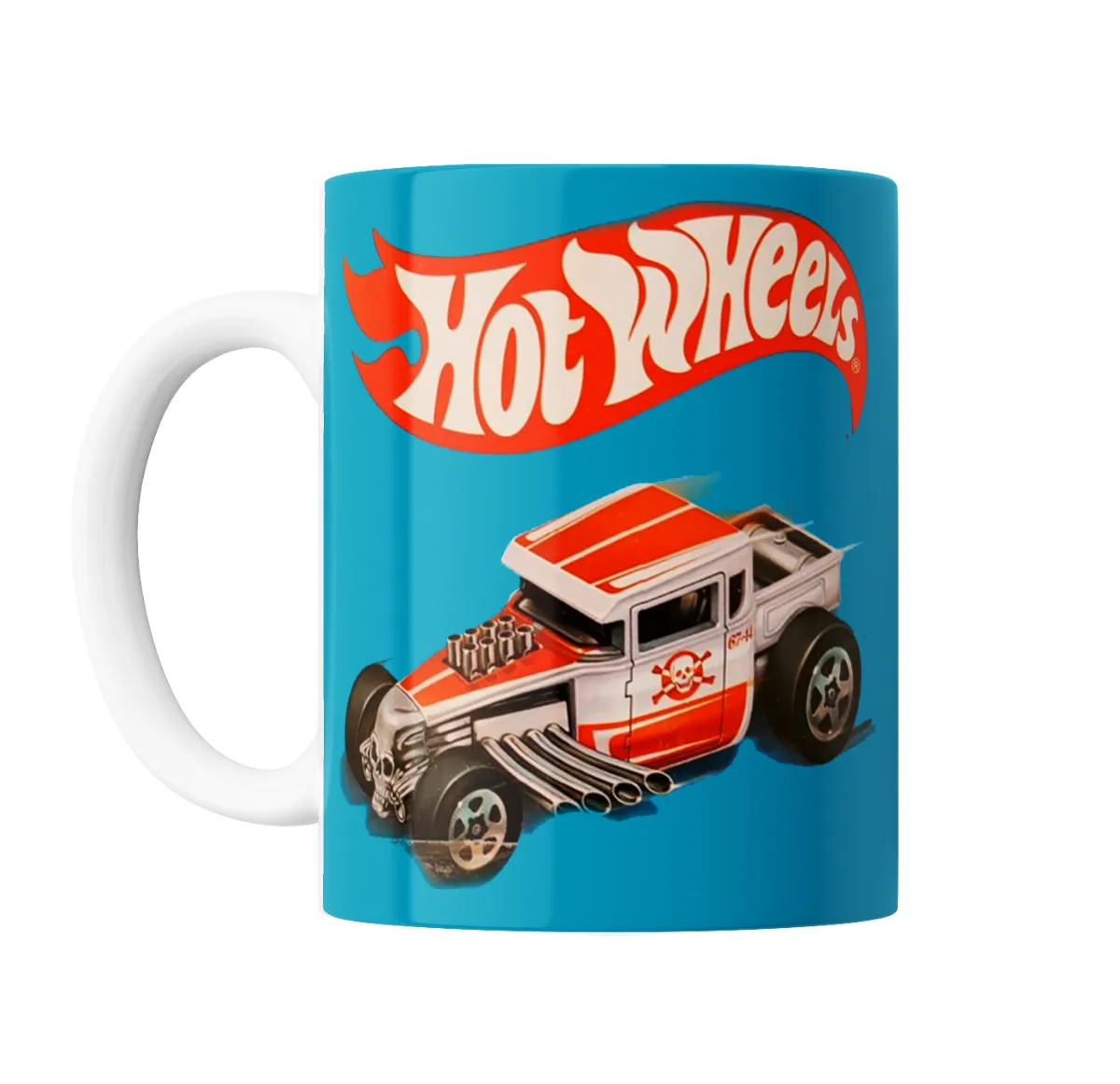 Taza de Cerámica Hot Wheels Calavera Hot Rod - vista 2