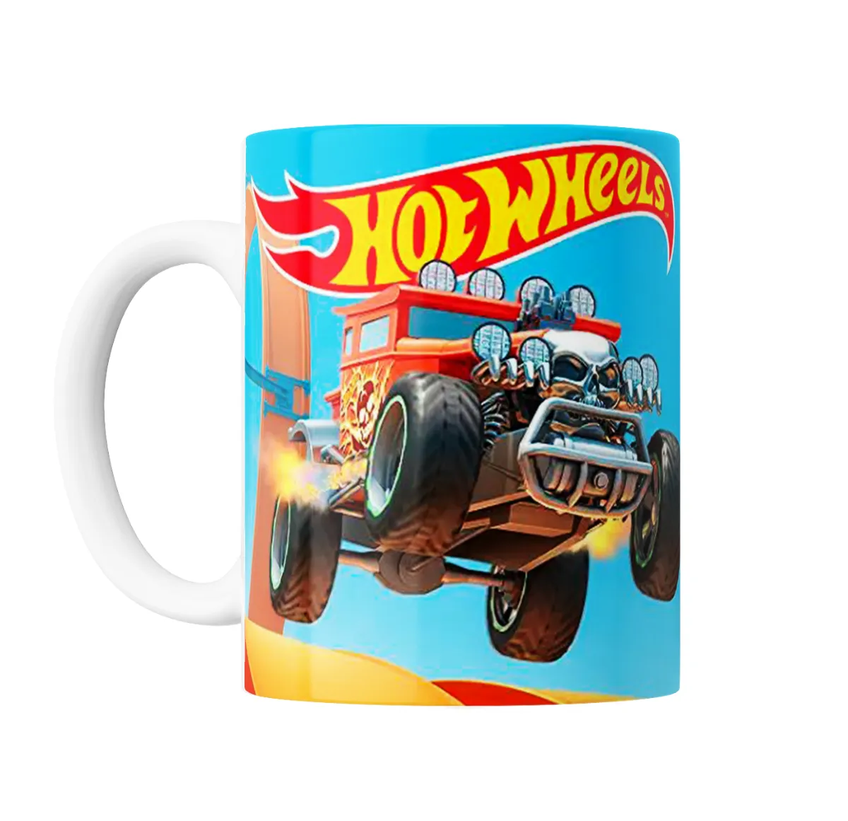 Taza de Cerámica Hot Wheels Auto con Calavera - vista 2