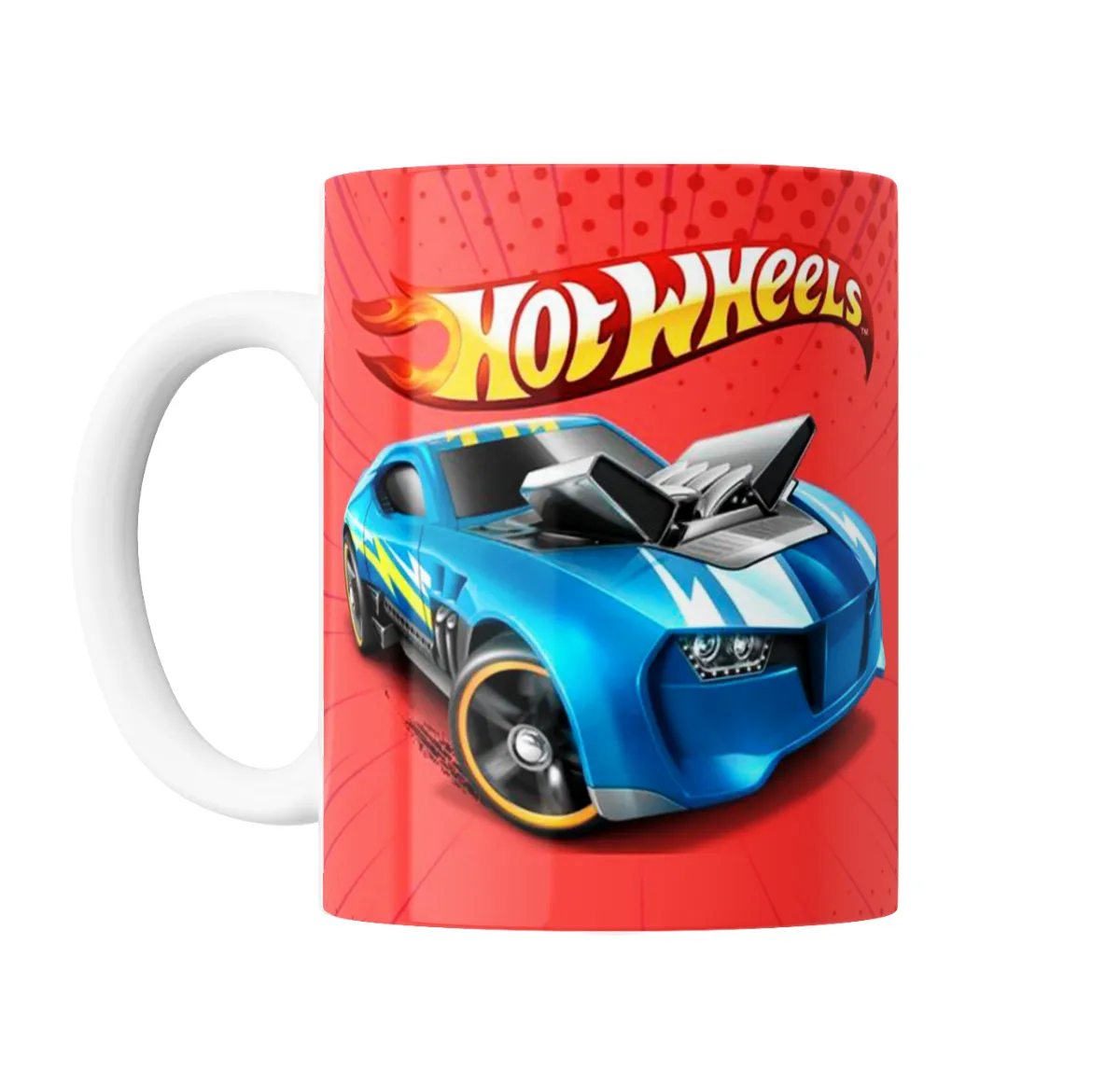 Taza de Cerámica Hot Wheels Auto Azul - vista 2