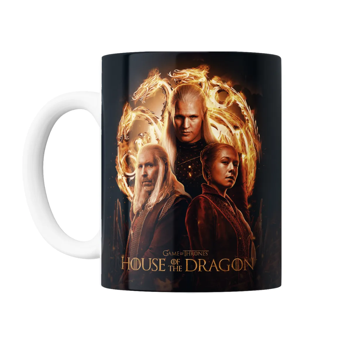 Taza de Cerámica House of the Dragon Targaryen Daemon Rhaenyra Aemond - vista 2