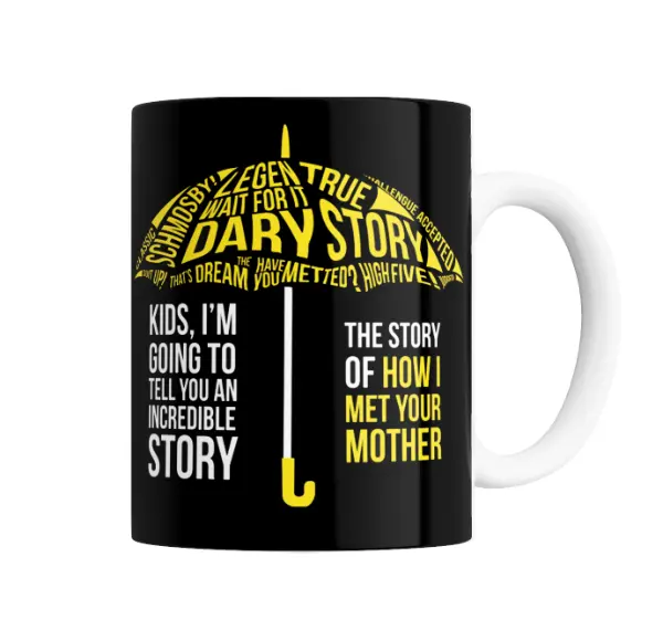 Taza de Cerámica How I Met Your Mother Paraguas Amarillo