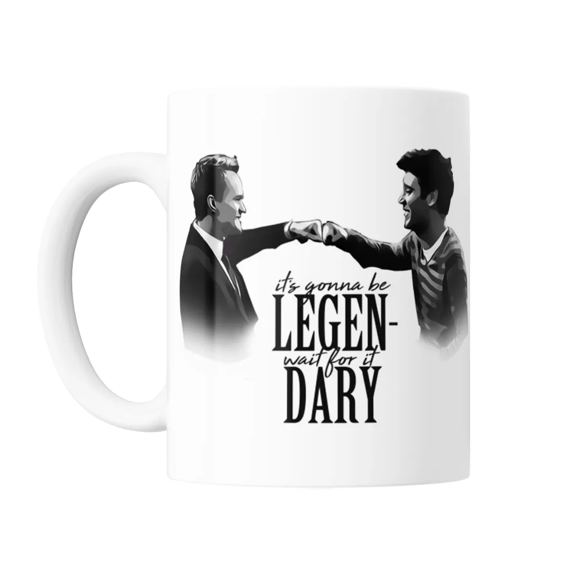 Taza de Cerámica How I Met Your Mother Legendary Barney y Ted - vista 2