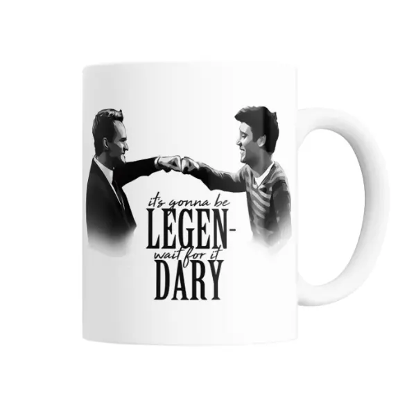 Taza de Cerámica How I Met Your Mother Legendary Barney y Ted