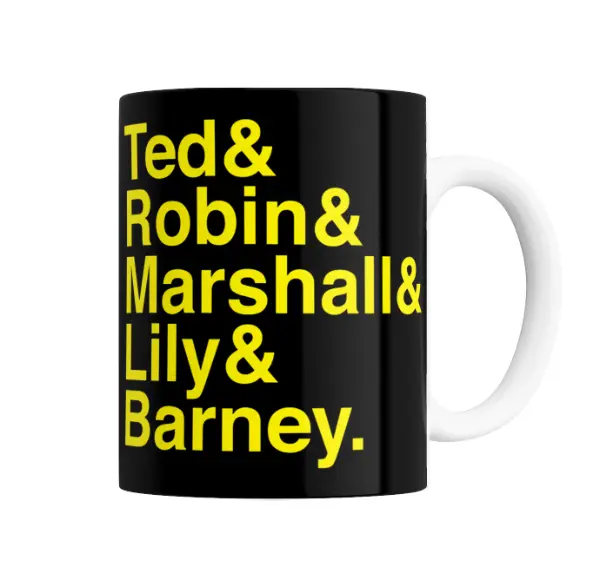 Taza de Cerámica How I Met Your Mother Ted Robin Marshall Lily Barney