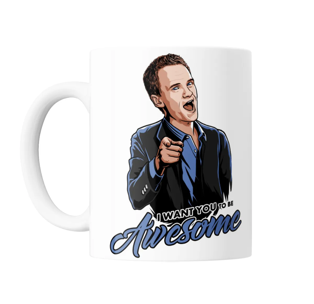 Taza de Cerámica How I Met Your Mother Barney Stinson I Want You To Be Awesome - vista 2