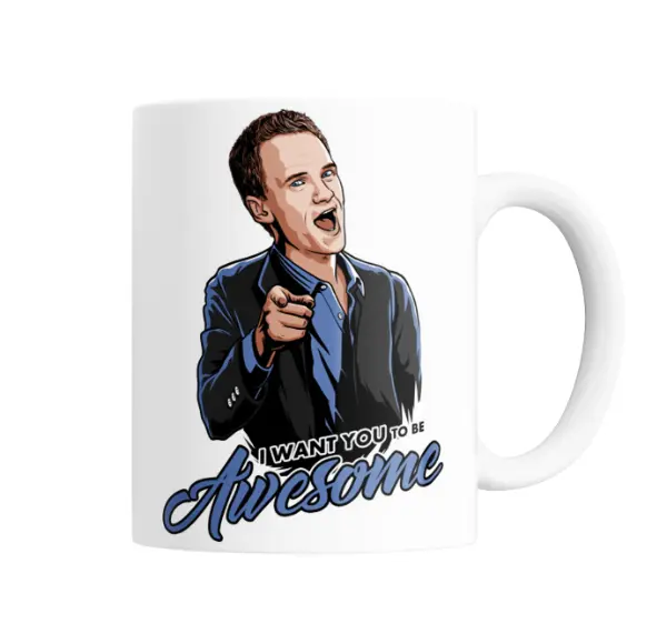 Taza de Cerámica How I Met Your Mother Barney Stinson I Want You To Be Awesome