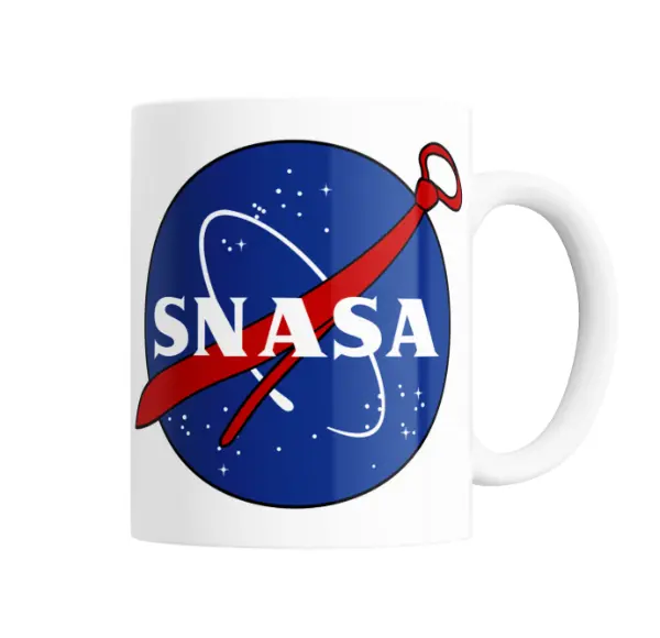 Taza de Cerámica How I Met Your Mother SNASA Parodia NASA