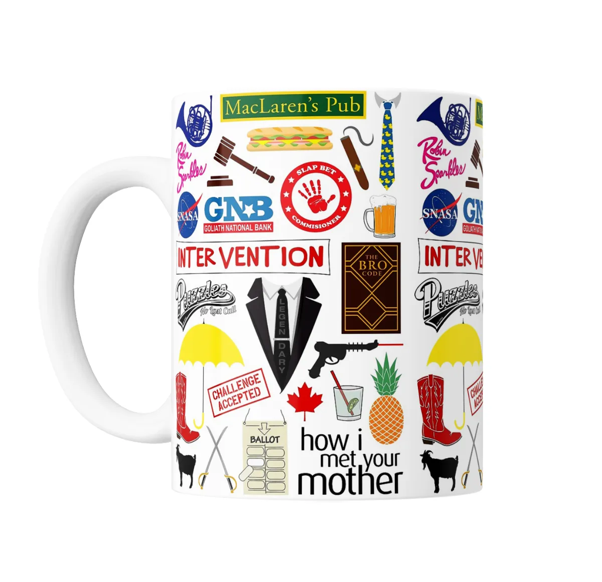 Taza de Cerámica How I Met Your Mother Objetos Icónicos - vista 2