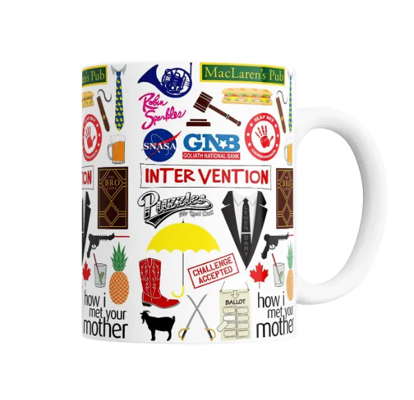 Taza de Cerámica How I Met Your Mother Objetos Icónicos