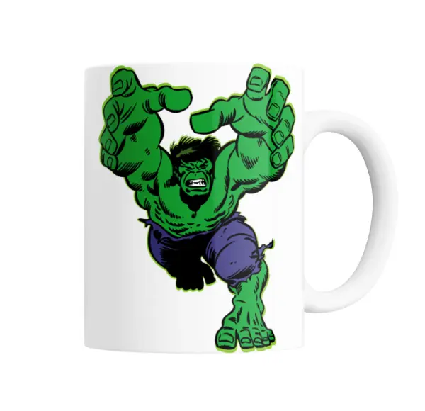 Taza de Cerámica Hulk Marvel Cómic Clásico