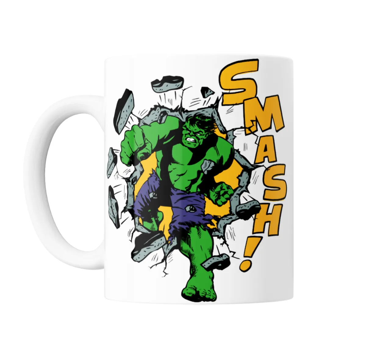 Taza de Cerámica Hulk Smash Vintage Comic - vista 2