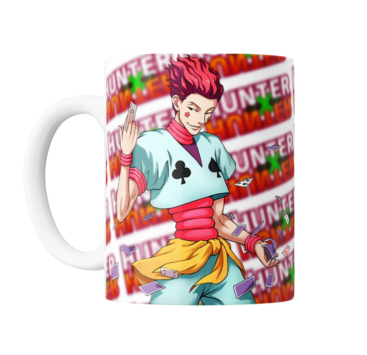 Taza de Cerámica Hunter x Hunter Hisoka Cartas - vista 2