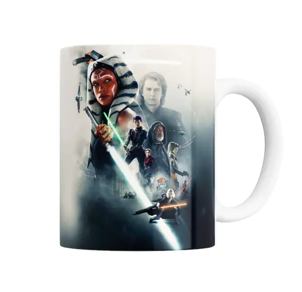 Taza de Cerámica Ahsoka Star Wars Sabines Ezra Kanan Anakin Obi-Wan