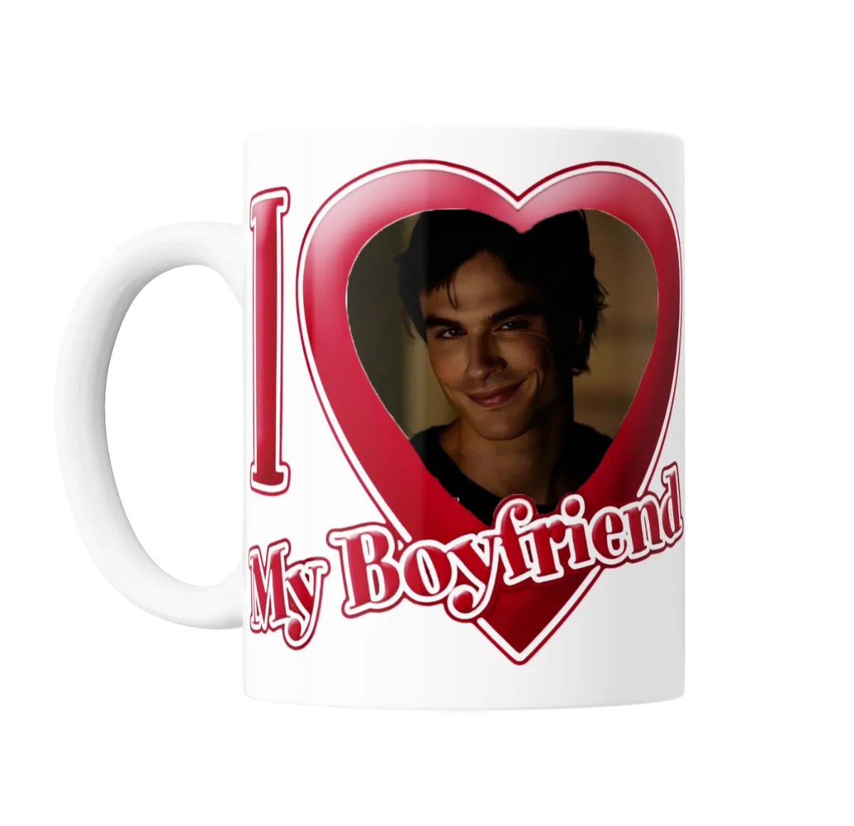 Taza de Cerámica Ian Somerhalder I Love My Boyfriend - vista 2