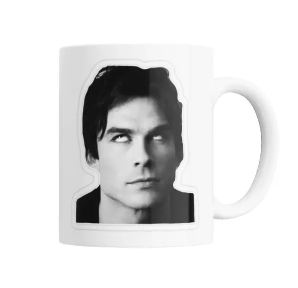 Taza de Cerámica Ian Somerhalder Mirada Lateral