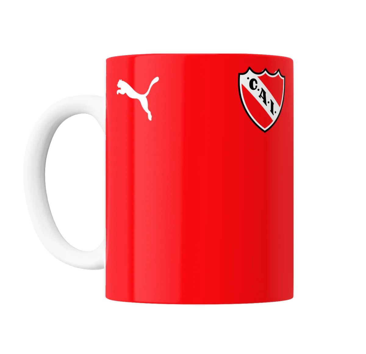 Taza de Cerámica Independiente Camiseta Roja con Escudo - vista 2