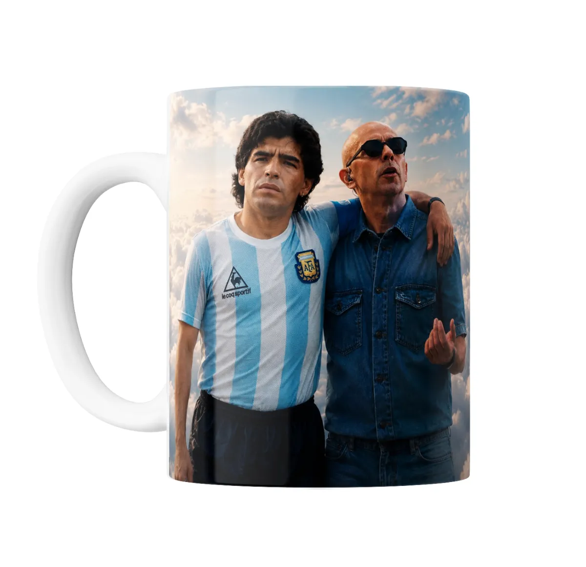 Taza de Cerámica Indio Solari Homenaje a Maradona - vista 2