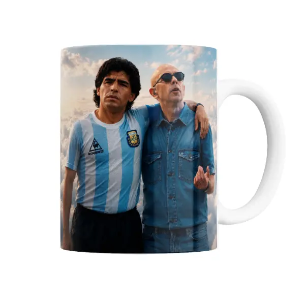 Taza de Cerámica Indio Solari Homenaje a Maradona