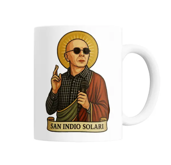 Taza de Cerámica Indio Solari San Indio Solari Estampita