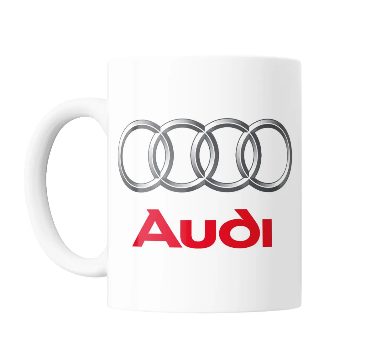 Taza de Cerámica Audi Logo Aros - vista 2