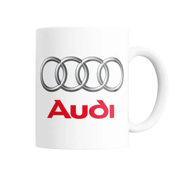 Taza de Cerámica Audi Logo Aros