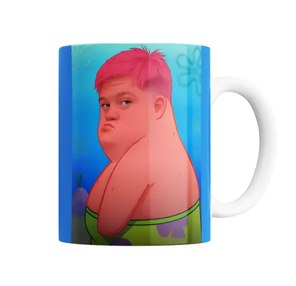 Taza de Cerámica Augusto Alonso como Patricio Estrella