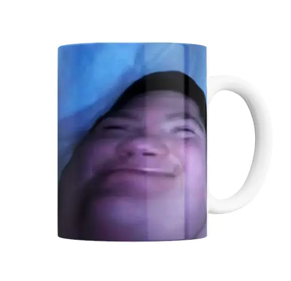 Taza de Cerámica Augusto Alonso Meme Cara Torcida