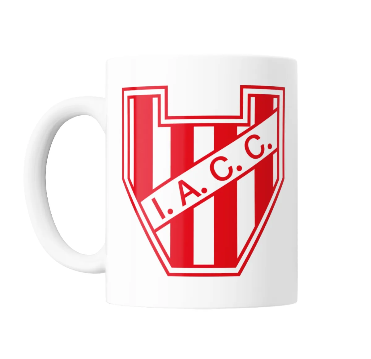 Taza de Cerámica Instituto Escudo Rojo y Blanco - vista 2