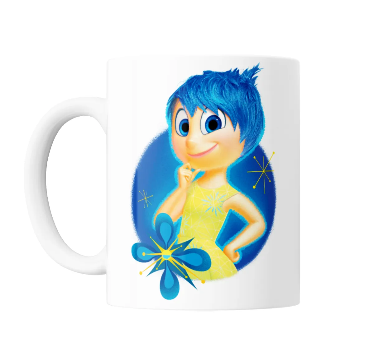 Taza de Cerámica Intensamente Alegría con Vestido Amarillo - vista 2
