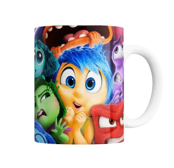 Taza de Cerámica Intensamente Alegría Tristeza Furia Asco Miedo Ansiedad